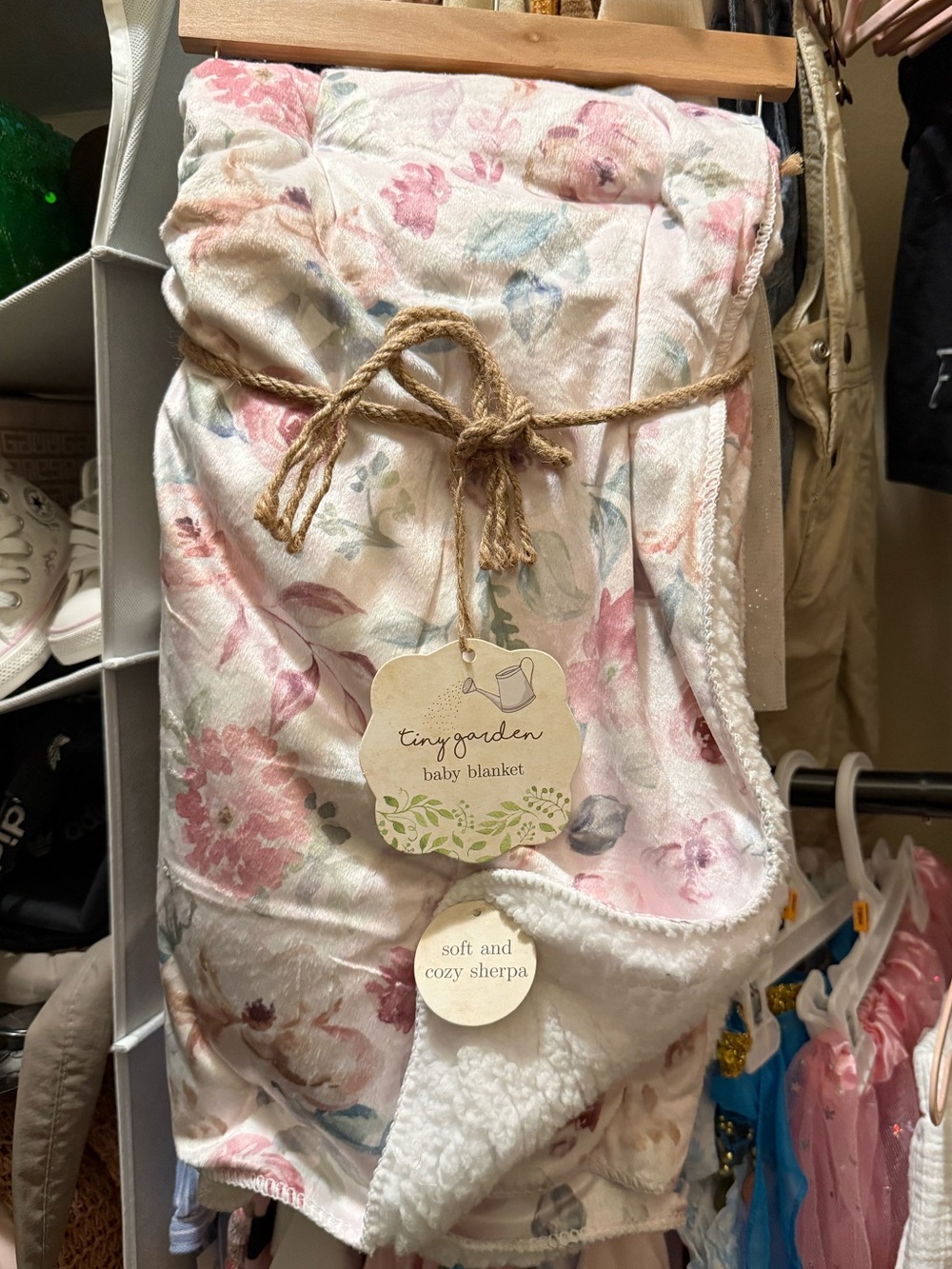 Baby Blanket Brand New Reversible to Sherpa